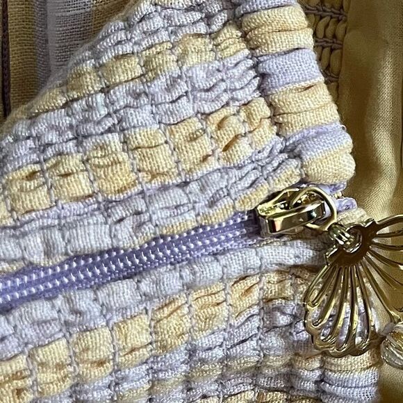 Lilly Pulitzer Javanne Linen Maxi Dress EUC Lilac Island Secrets Stripe 10 - Picture 12 of 12